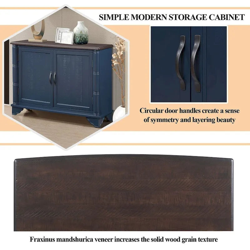 40 Dresser Table with Adjustable Storage Shelves