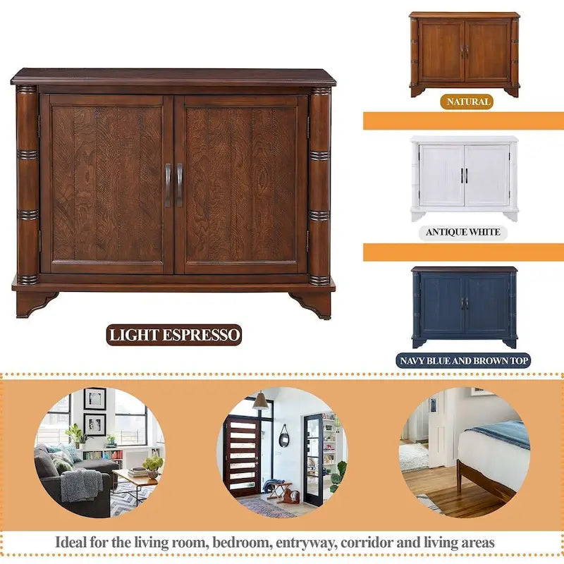 40 Dresser Table with Adjustable Storage Shelves