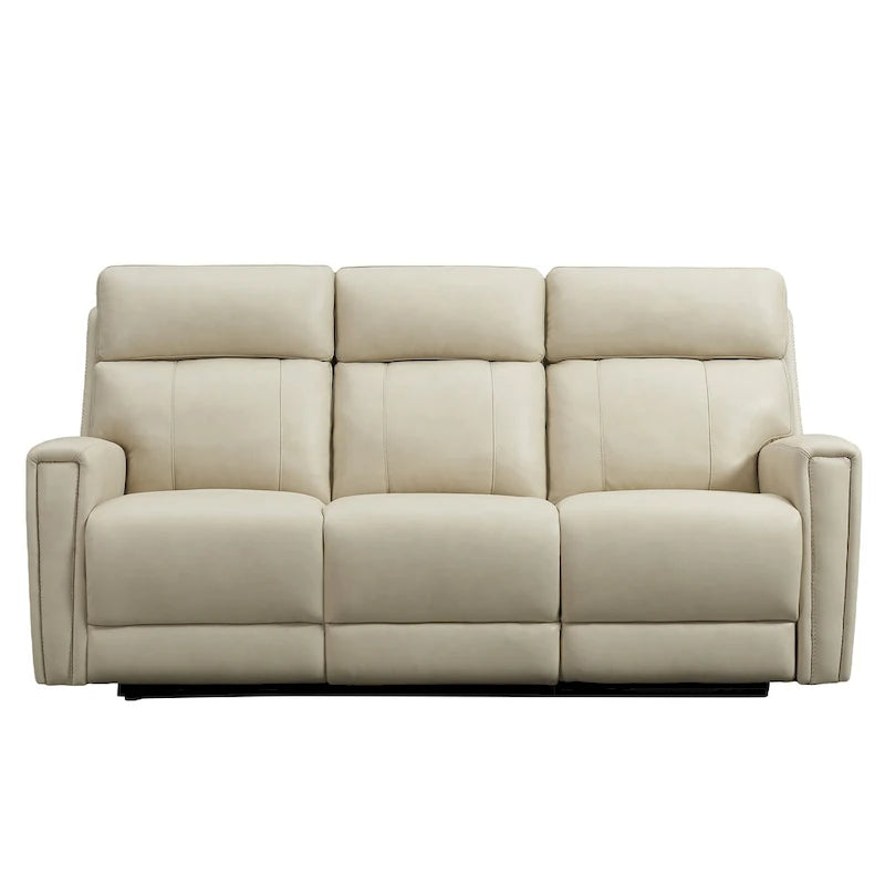 81.5 Genuine Leather Zero Gravity Power Recliner Sofa with Power Headrest, USB&USB-C Port