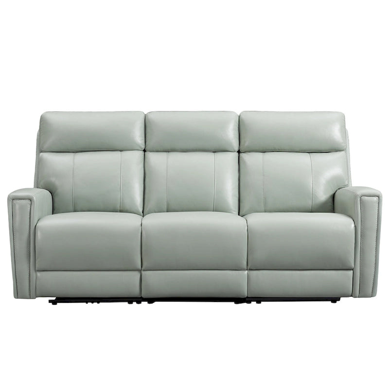 81.5 Genuine Leather Zero Gravity Power Recliner Sofa with Power Headrest, USB&USB-C Port
