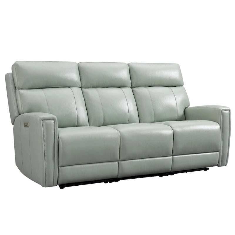 81.5 Genuine Leather Zero Gravity Power Recliner Sofa with Power Headrest, USB&USB-C Port