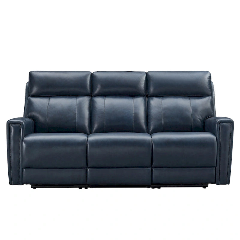 81.5 Genuine Leather Zero Gravity Power Recliner Sofa with Power Headrest, USB&USB-C Port