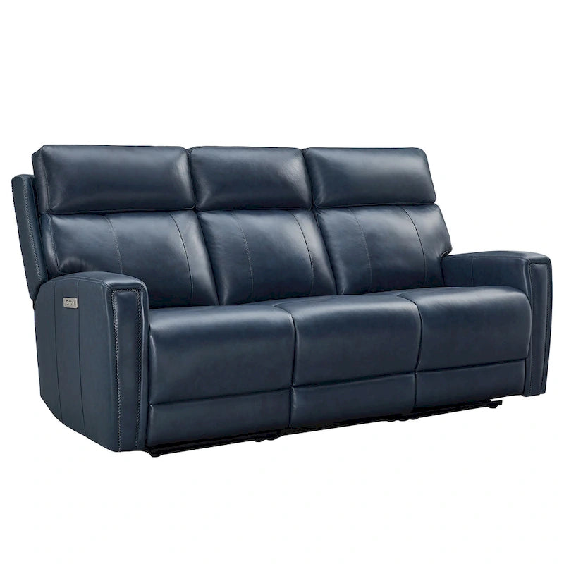 81.5 Genuine Leather Zero Gravity Power Recliner Sofa with Power Headrest, USB&USB-C Port