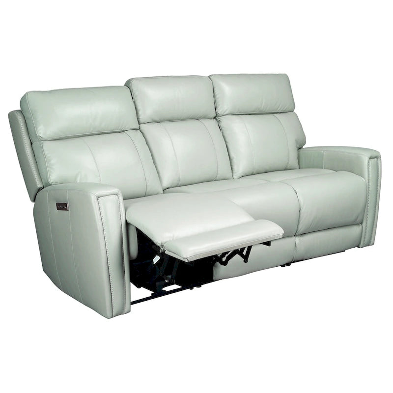 81.5 Genuine Leather Zero Gravity Power Recliner Sofa with Power Headrest, USB&USB-C Port