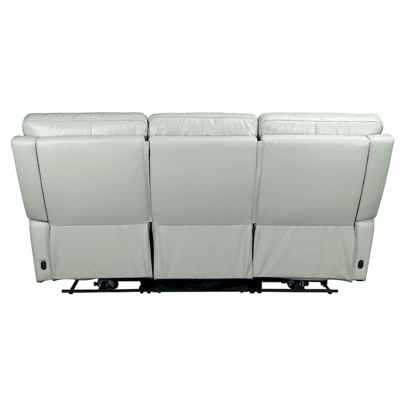 81.5 Genuine Leather Zero Gravity Power Recliner Sofa with Power Headrest, USB&USB-C Port