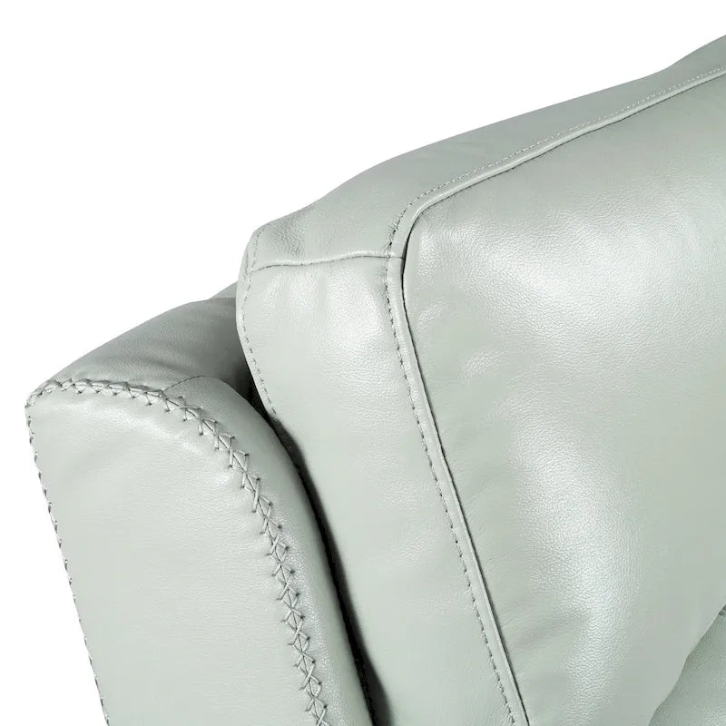 81.5 Genuine Leather Zero Gravity Power Recliner Sofa with Power Headrest, USB&USB-C Port