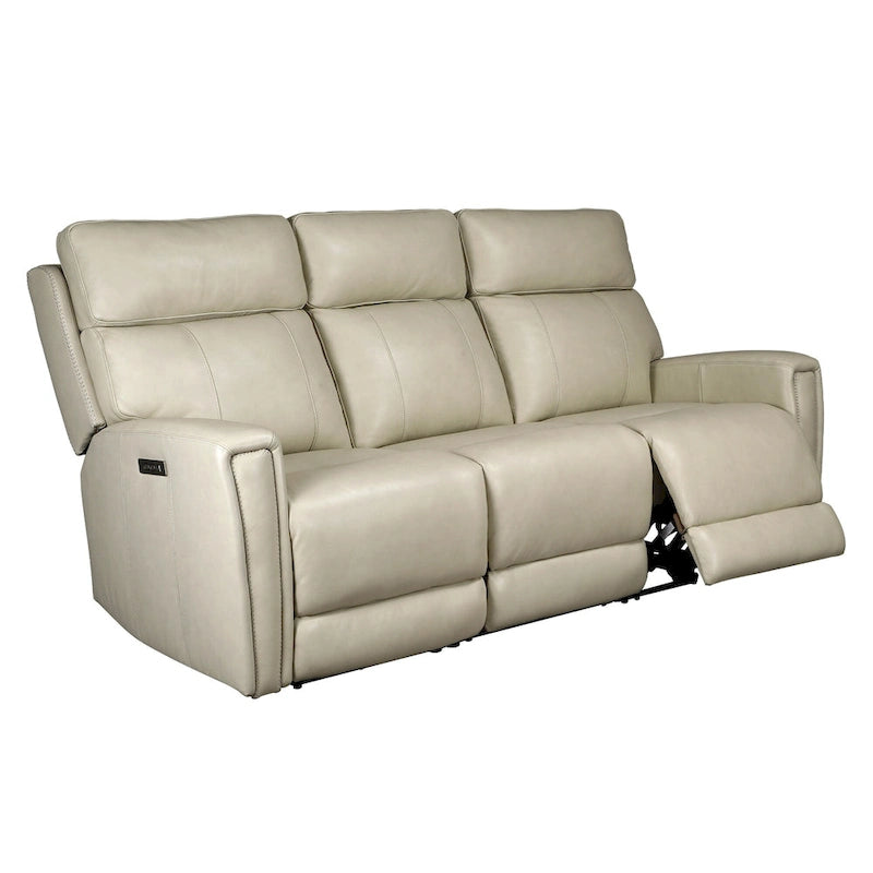 81.5 Genuine Leather Zero Gravity Power Recliner Sofa with Power Headrest, USB&USB-C Port