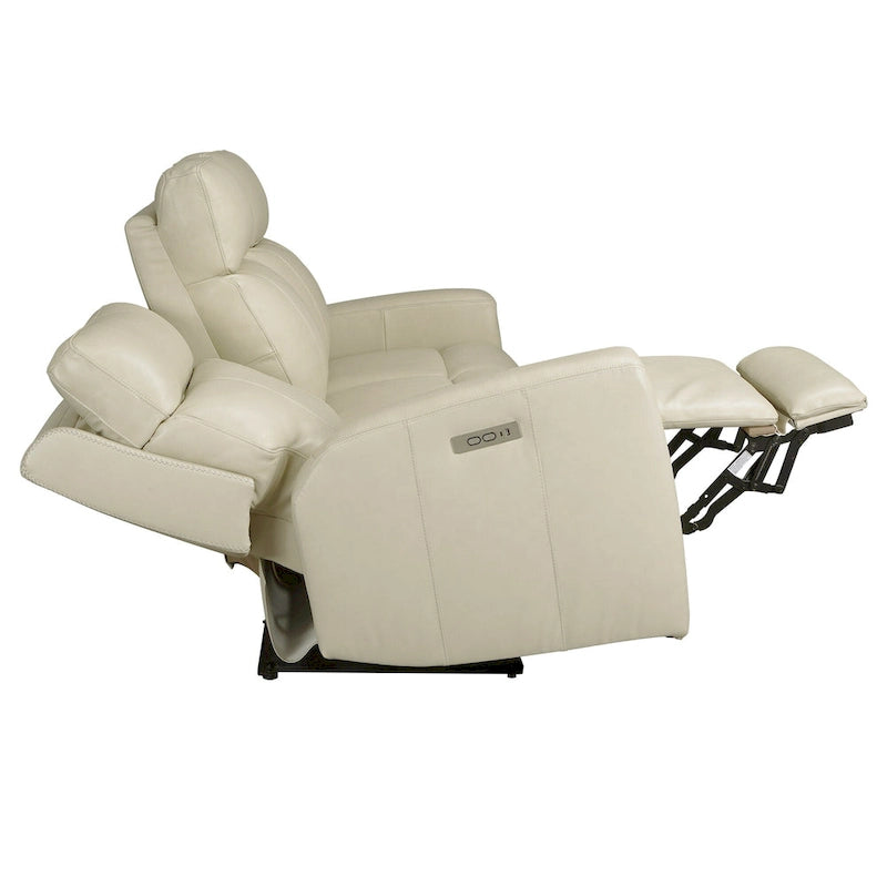 81.5 Genuine Leather Zero Gravity Power Recliner Sofa with Power Headrest, USB&USB-C Port