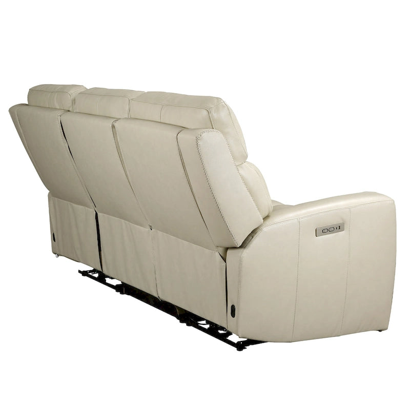 81.5 Genuine Leather Zero Gravity Power Recliner Sofa with Power Headrest, USB&USB-C Port