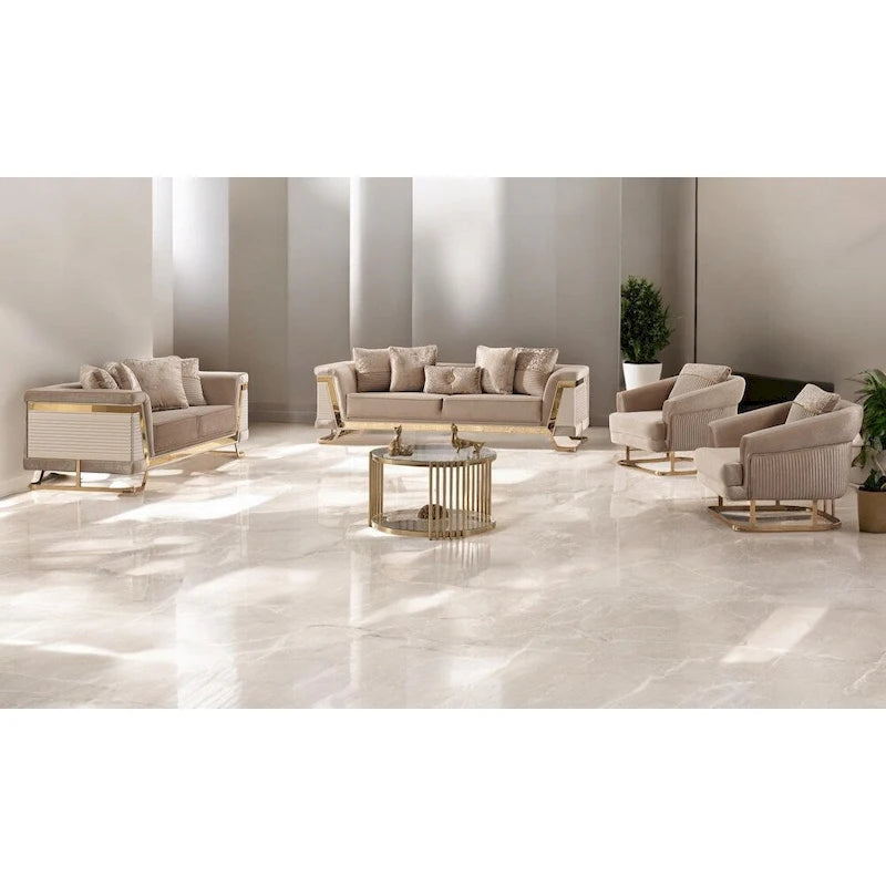 Renillo Upholstered Velvet Loveseat