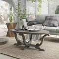 DH BASIC Farmhouse Vintage Grey 48-inch Coffee Table by Denhour