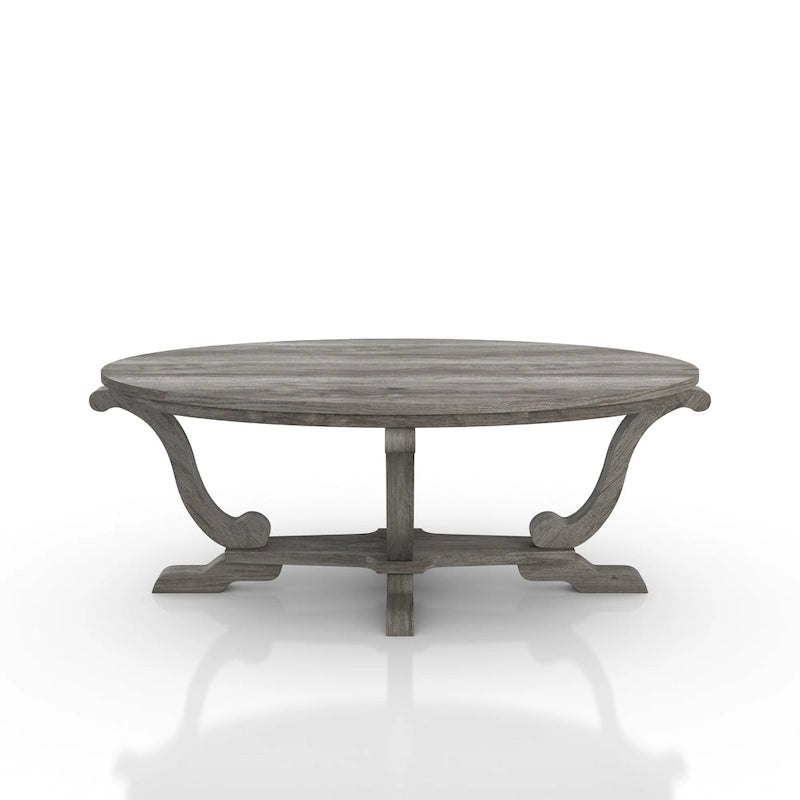 DH BASIC Farmhouse Vintage Grey 48-inch Coffee Table by Denhour