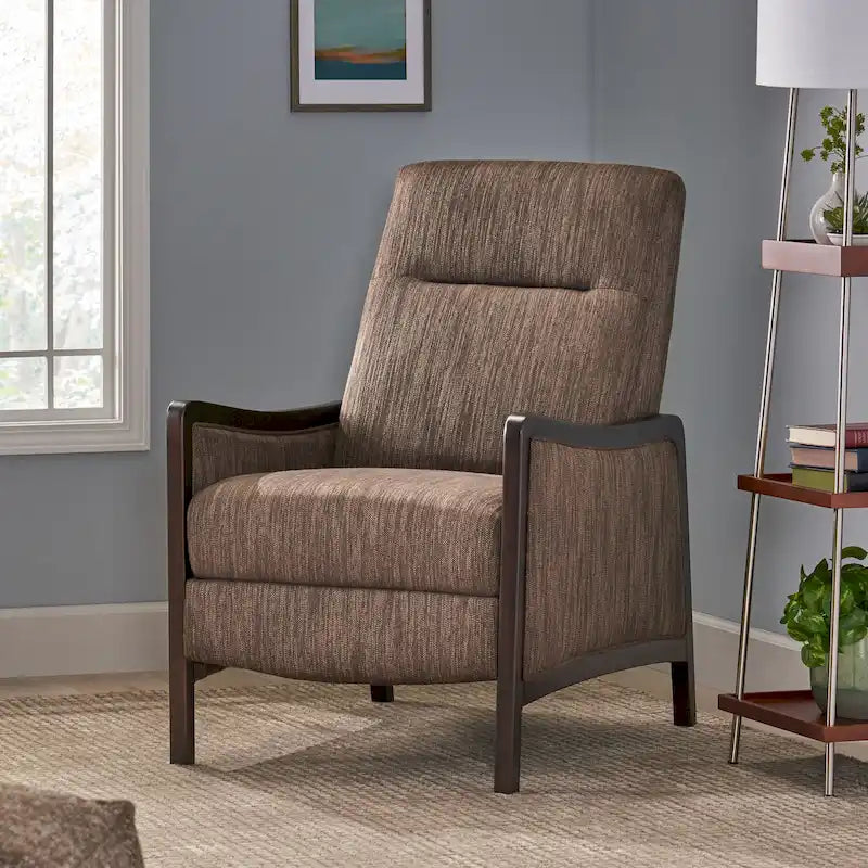 Fauteuil inclinable moderne sans levier de commande (système poussoir)