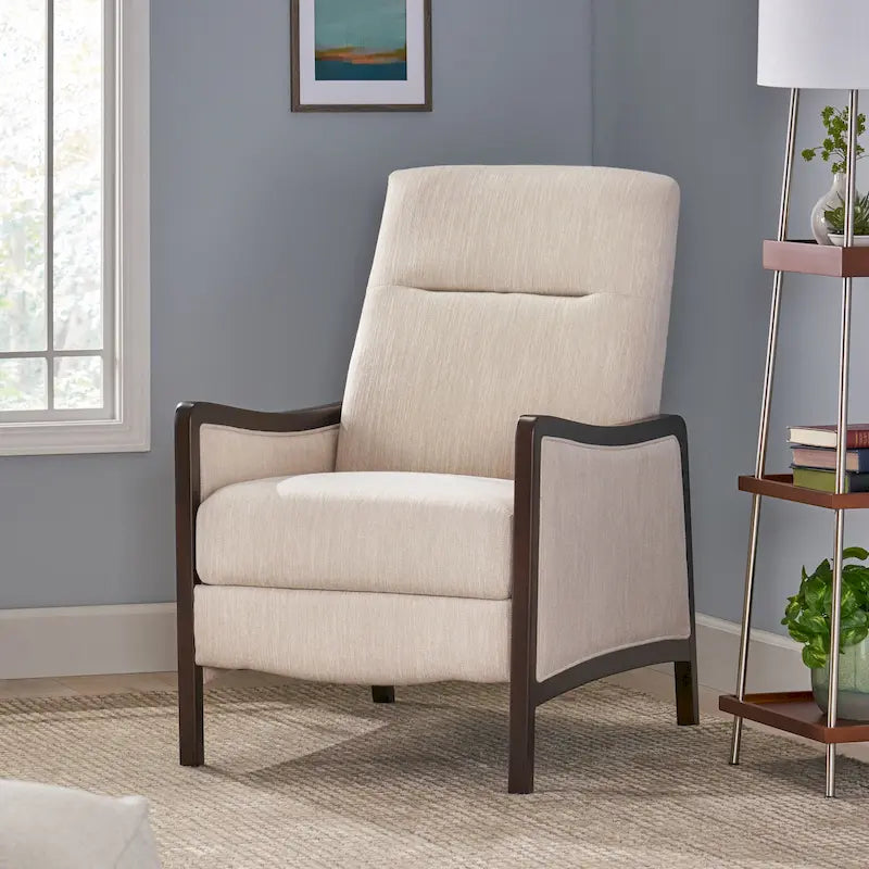 Fauteuil inclinable moderne sans levier de commande (système poussoir)
