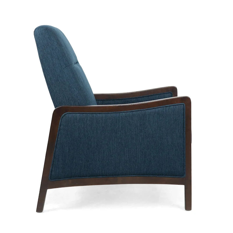 Veatch Contemporary Upholstered Pushback Recliner by Christopher Knight Home