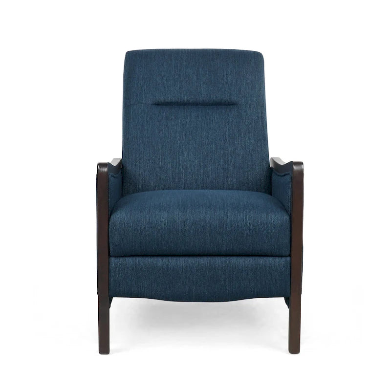 Veatch Contemporary Upholstered Pushback Recliner by Christopher Knight Home