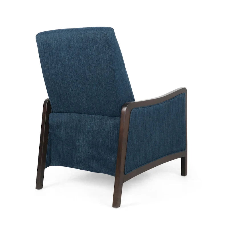Veatch Contemporary Upholstered Pushback Recliner by Christopher Knight Home