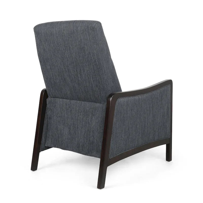 Veatch Contemporary Upholstered Pushback Recliner by Christopher Knight Home