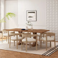 Hudson Fabric and Wood 7 Piece Dining Set by Christopher Knight Home