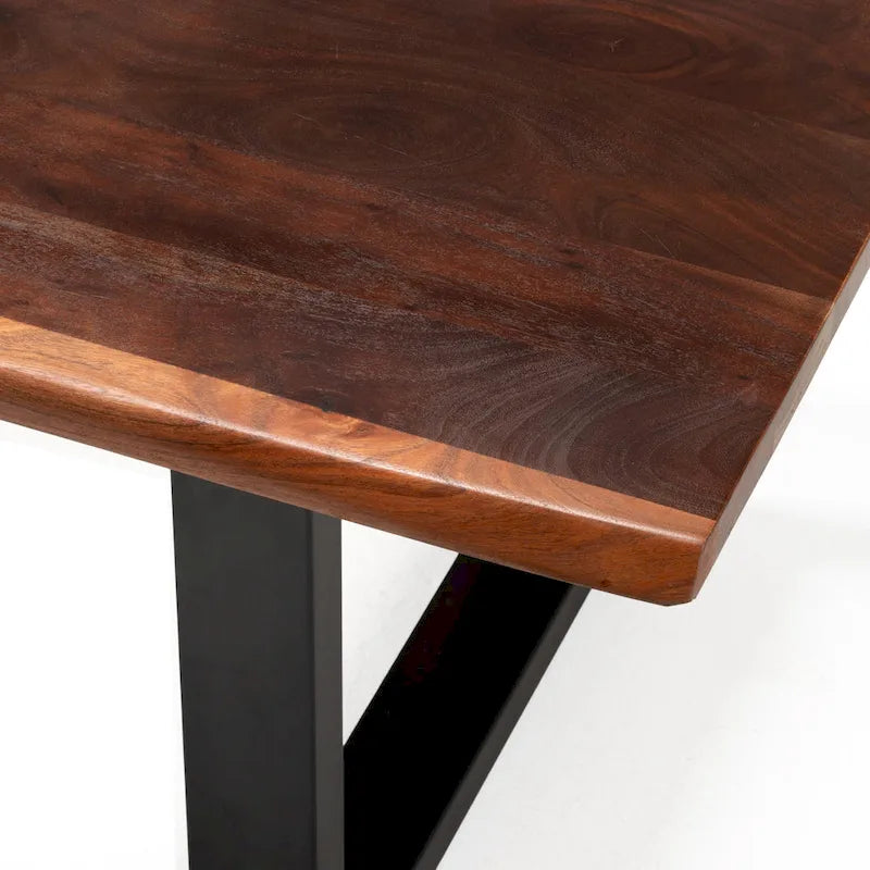 Modrest Taylor Modern Live Edge Wood Dining Table