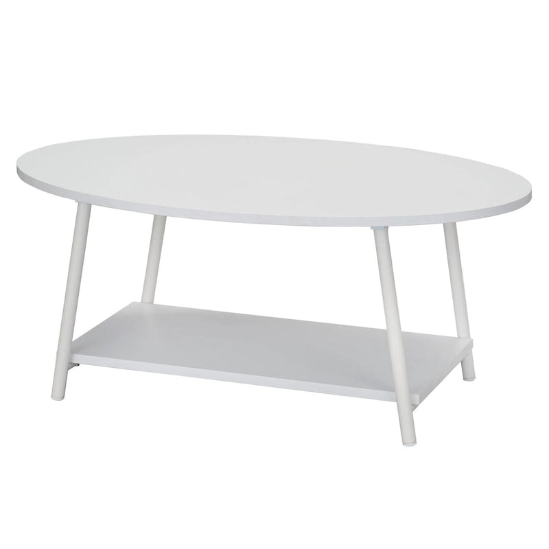 Household Essentials Coffee Table with Storage Shelf