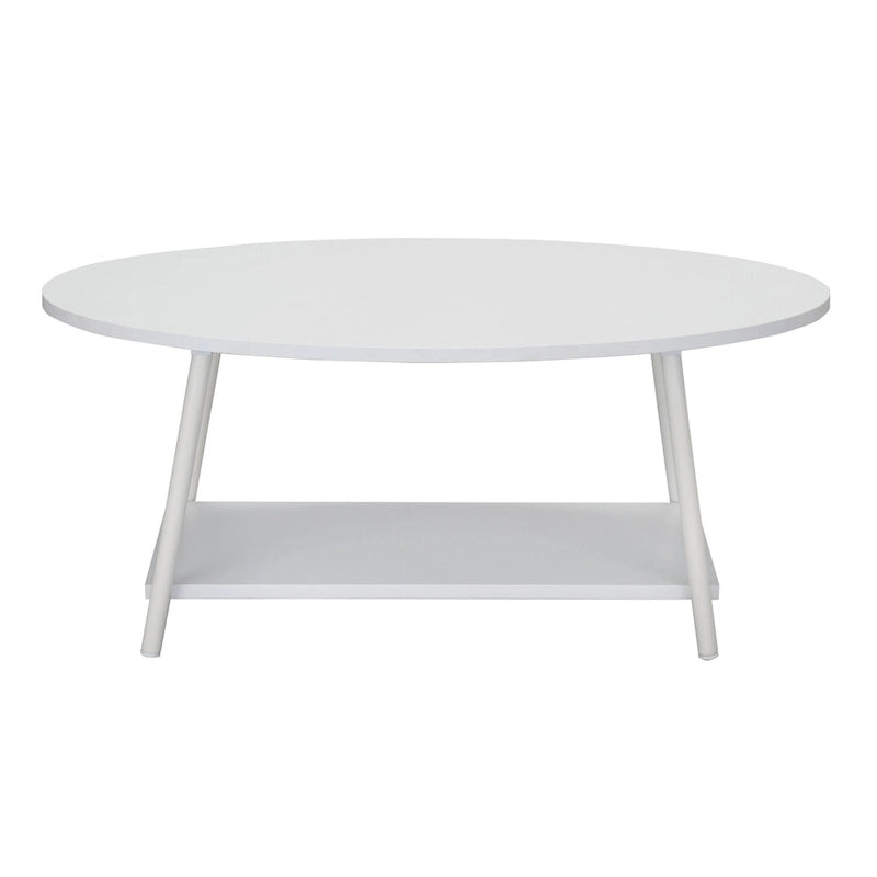 Household Essentials Coffee Table with Storage Shelf