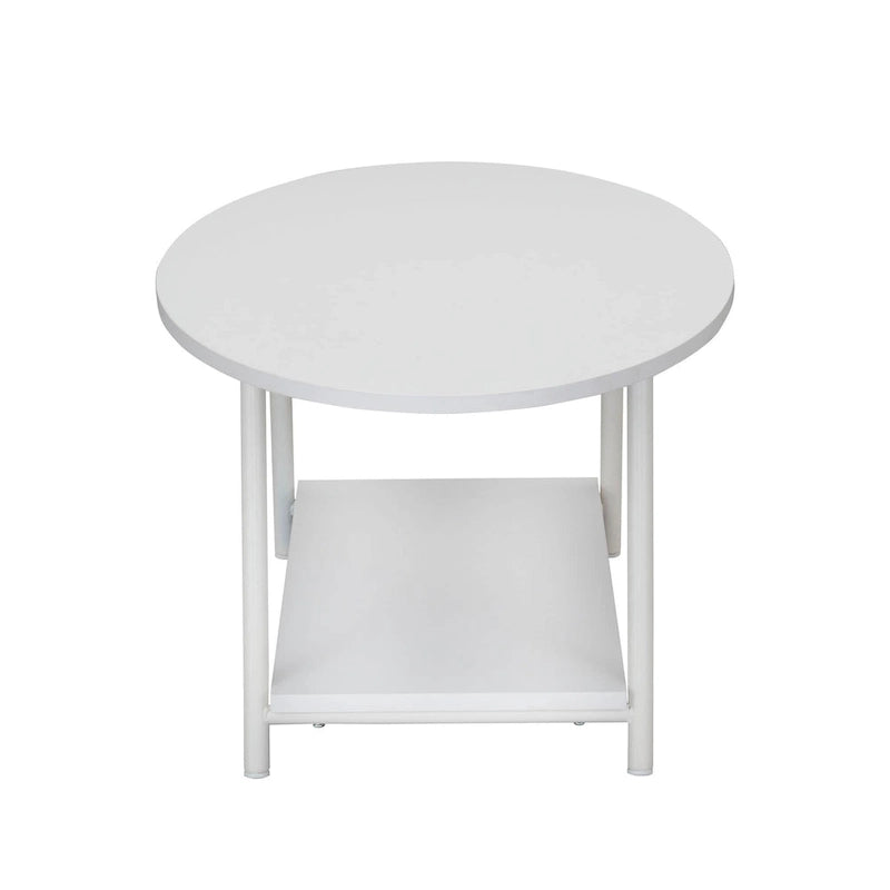 Household Essentials Coffee Table with Storage Shelf