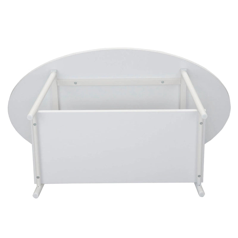Household Essentials Coffee Table with Storage Shelf