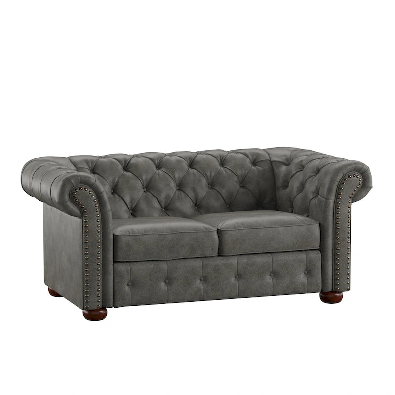 Knightsbridge Tufted Chesterfield Loveseat by iNSPIRE Q Artisan
