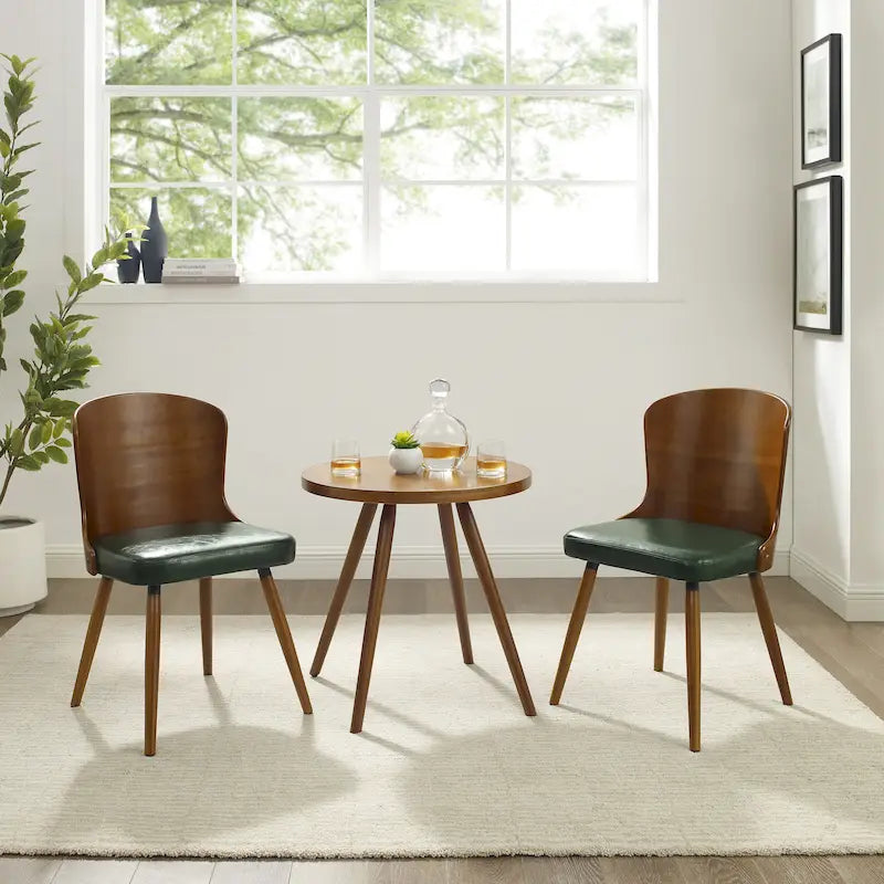 Corvus Calvados Mid-century Modern Dining Chairs (Set of 2)