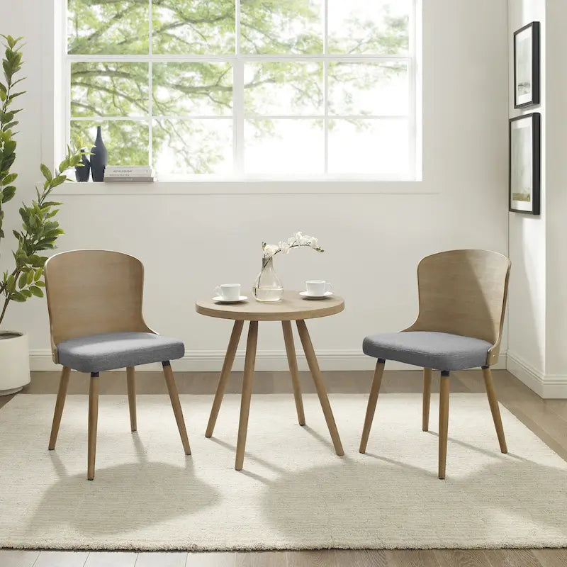 Corvus Calvados Mid-century Modern Dining Chairs (Set of 2)