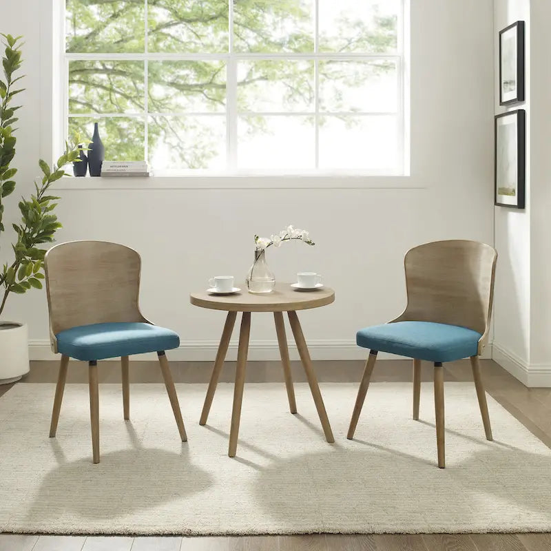 Corvus Calvados Mid-century Modern Dining Chairs (Set of 2)