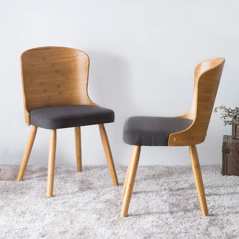 Corvus Calvados Mid-century Modern Dining Chairs (Set of 2)
