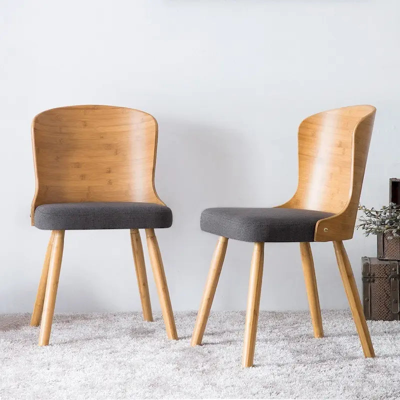Corvus Calvados Mid-century Modern Dining Chairs (Set of 2)