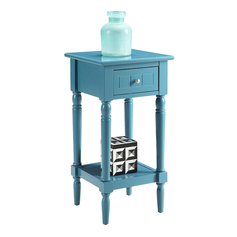 Convenience Concepts French Country Khloe 1 Drawer Accent Table with Shelf