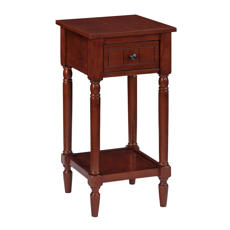 Convenience Concepts French Country Khloe 1 Drawer Accent Table with Shelf