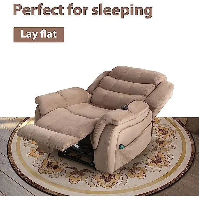 Lay flat recliner Power Lift Recliner Chair for Elderly with Massage and Heat