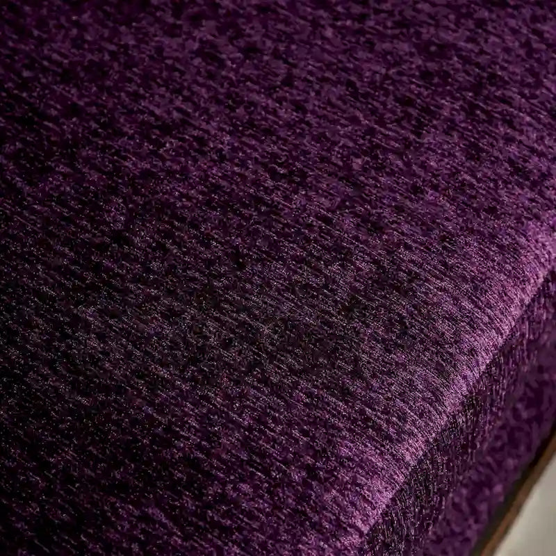 Grendel Traditional Purple Chenille Rolled Arms Loveseat by Furniture of America