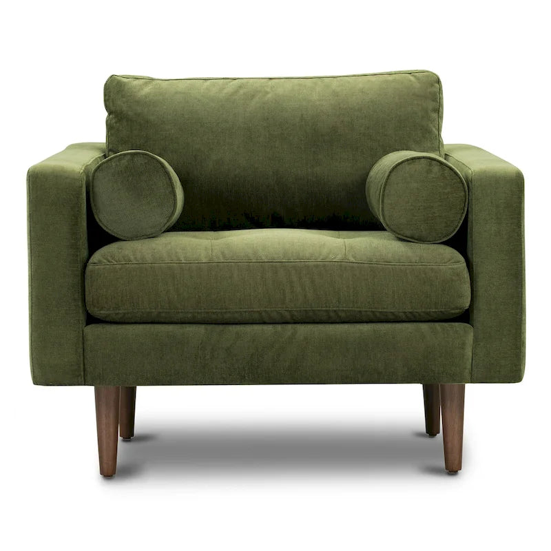 Poly & Bark Napa Fabric Lounge Chair