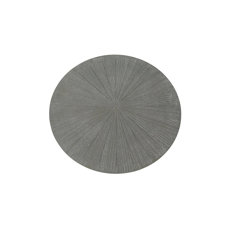 Round Coffee Table With 2-Tier Storage